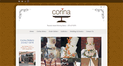 Desktop Screenshot of corinabakery.com